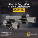 Par de engrenagens M30 1" eixo chavetado 00402924