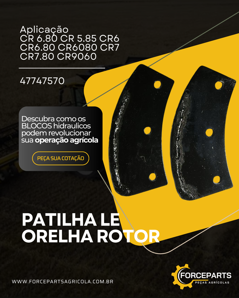 47747570 PATILHA ORELHA ROTOR (PAR)