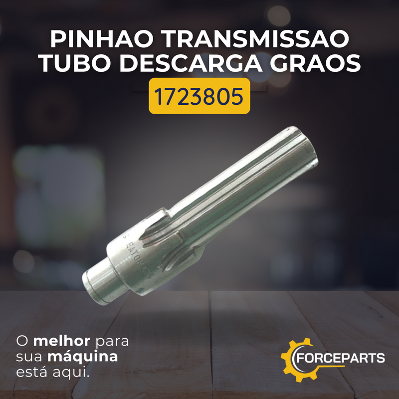 Pinhão transmissão tubo descarga grãos 1723805