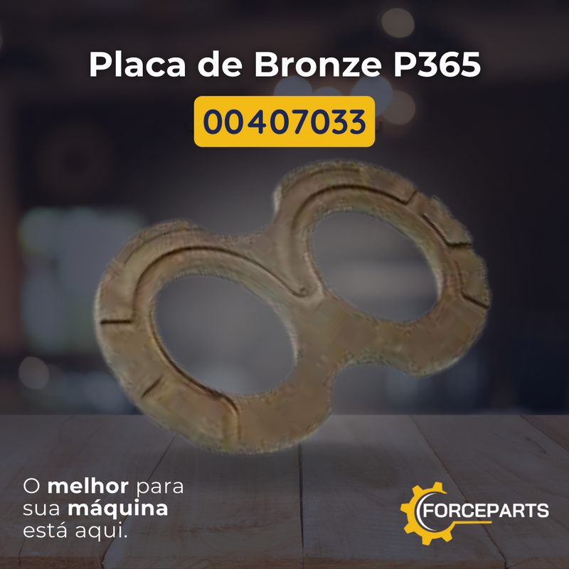 Placa de Bronze P365 00407033