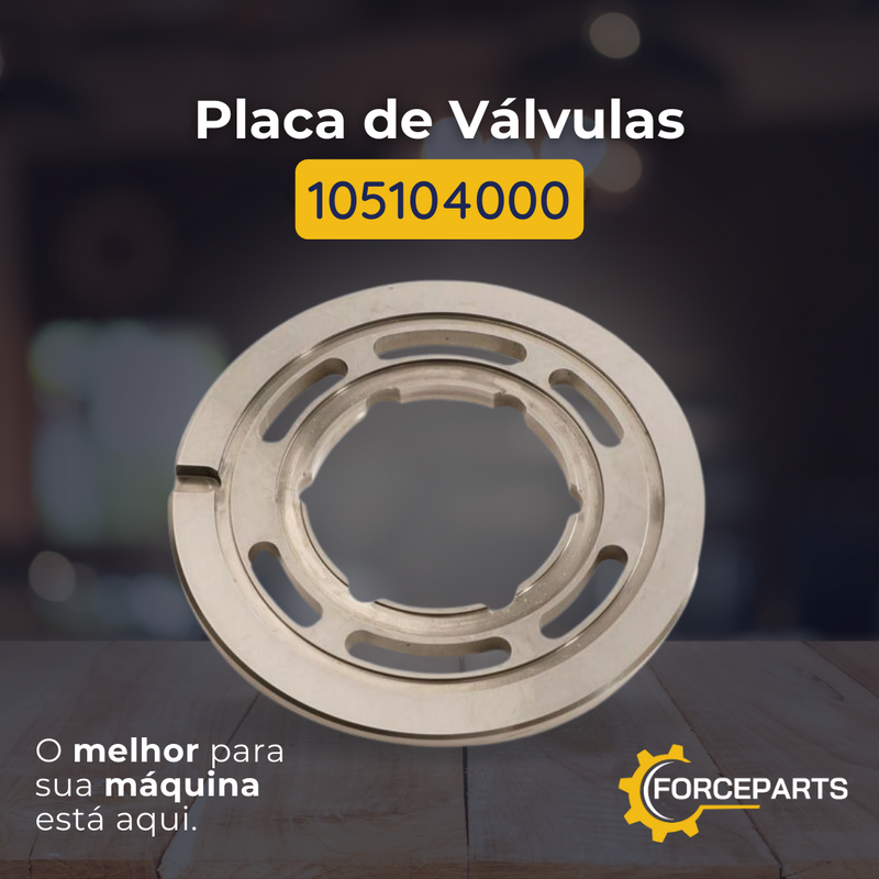 Placa de válvulas 105104-000 105104000