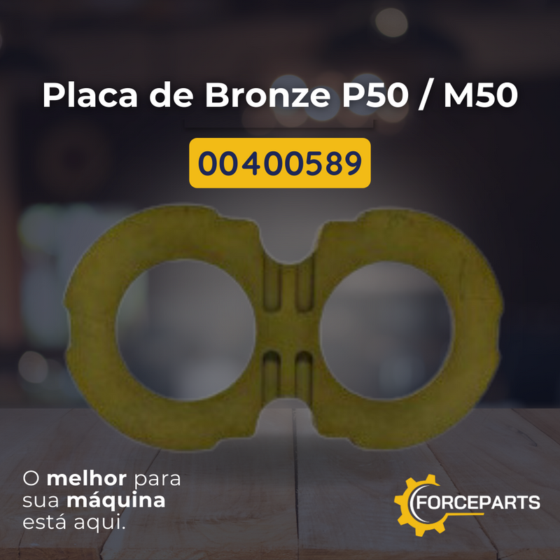 Placa de bronze P50 / M50 00400589