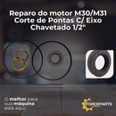 Reparo do motor M30 / M31 corte de pontas c/eixo chavetado 1/2"&nbsp;