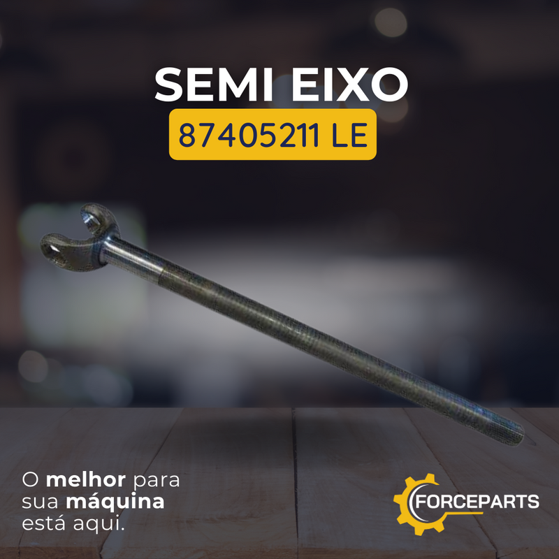 Semi eixo esquerdo 605mm 87405211