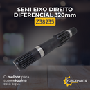 Semi eixo direito diferencial 320mm Z38235