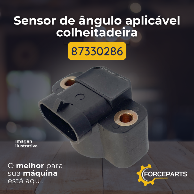 87330286 SENSOR DE ANGULO APLICAVEL COLHEITADEIRA