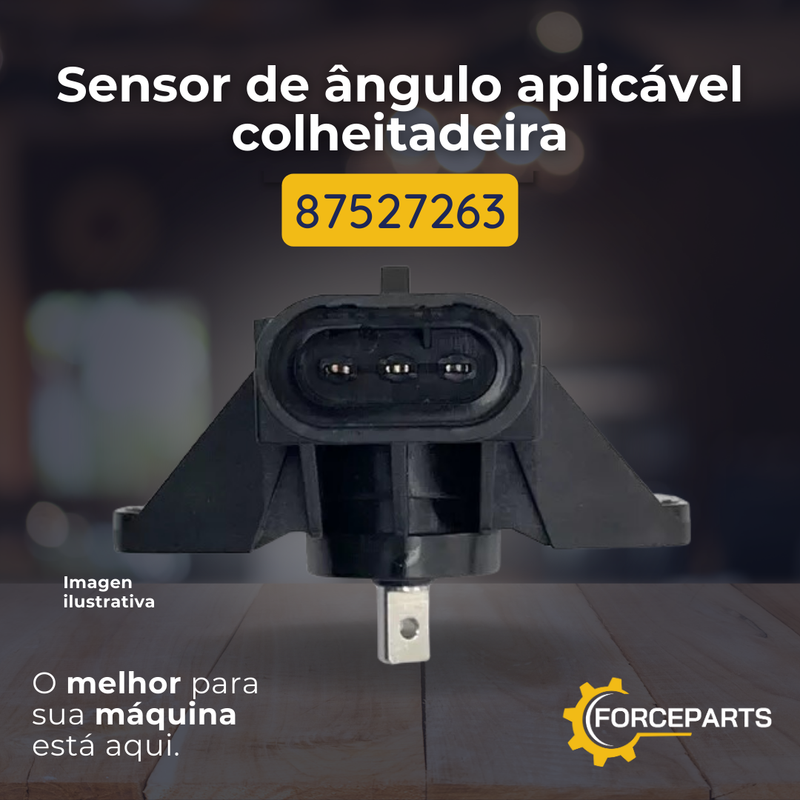 87527263 SENSOR DE ANGULO APLICAVEL COLHEITADEIRA