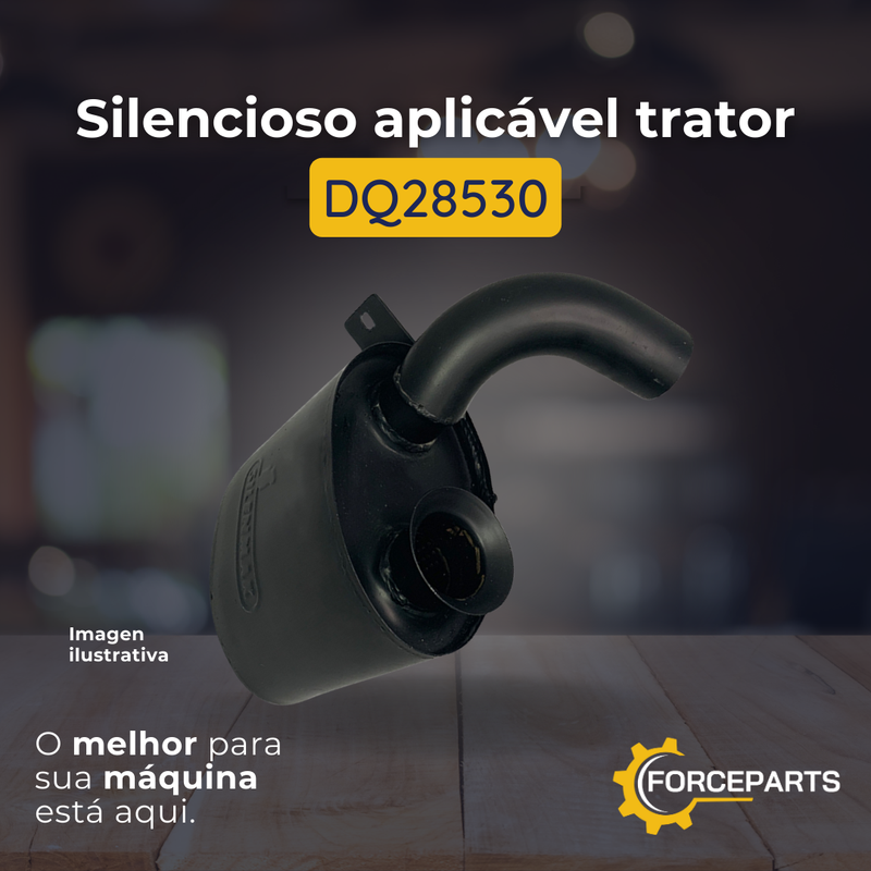 DQ28530 SILENCIOSO APLICAVEL TRATOR
