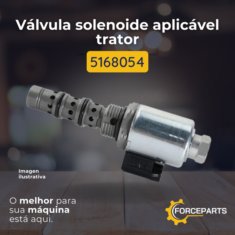 5168054 VALVULA SOLENOIDE APLICAVEL TRATOR