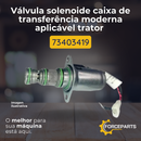 73403419 VALVULA SOLENOIDE CAIXA DE TRANSFERENCIA MODERNA APLICAVEL TRATOR