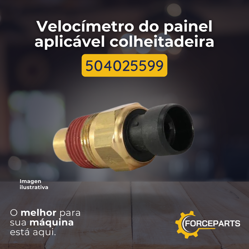504025599 VELOCIMETRO DO PAINEL APLICAVEL COLHEITADEIRA