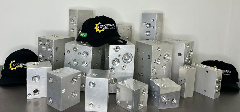 BLOCO MANIFOLD HIDRAULICO 84408009 47409580 917007979 104071583 R 901289087 C