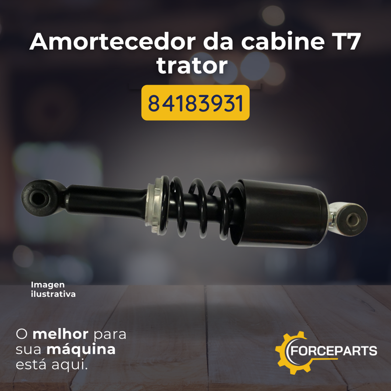 84183931 AMORTECEDOR DA CABINE T7 TRATOR
