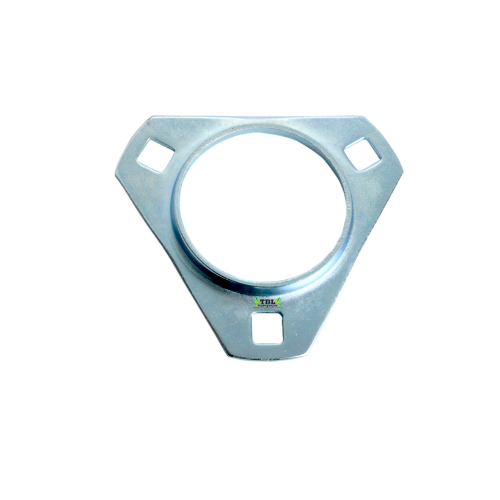 Z42840 FLANGE ROLAMENTO 30MM 3 FUROS TRIANGULAR